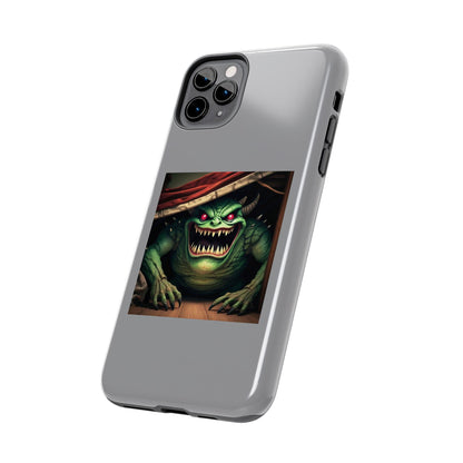 Sock Thief Monster Under the Bed Design Tough Phone Cases