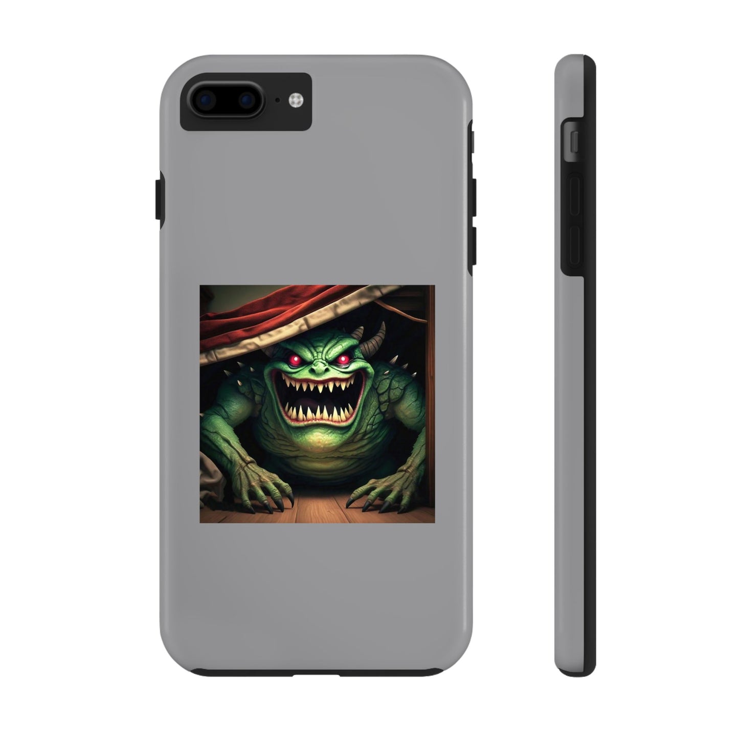 Sock Thief Monster Under the Bed Design Tough Phone Cases