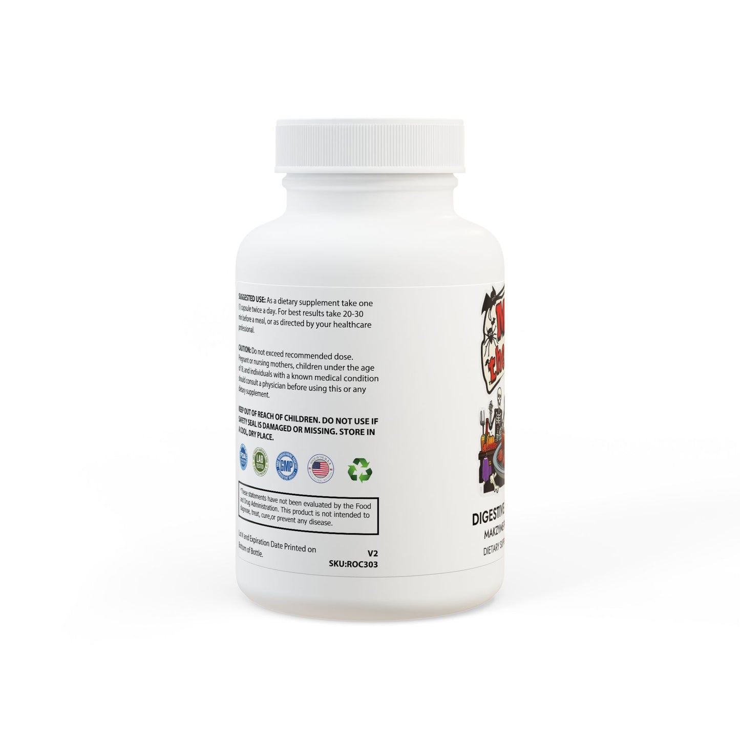 Meat the Family Digestive Enzyme Blend Supplement (60 Capsules)