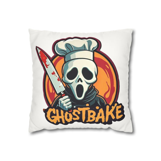 Funda de almohada cuadrada de gamuza sintética de Ghostbake