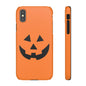 Estuche para teléfono con forma de calabaza tradicional y fundas a presión