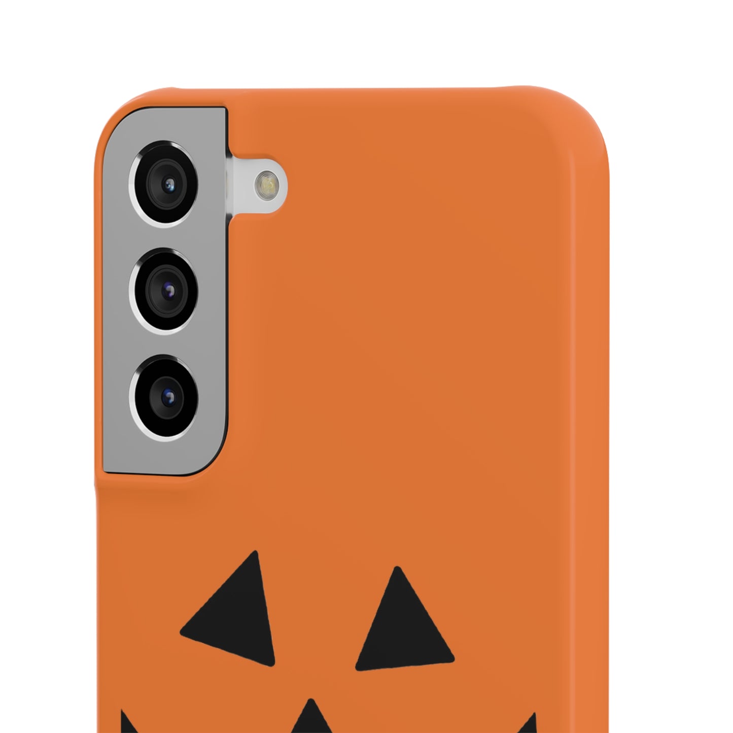 Estuche para teléfono con forma de calabaza tradicional y fundas a presión