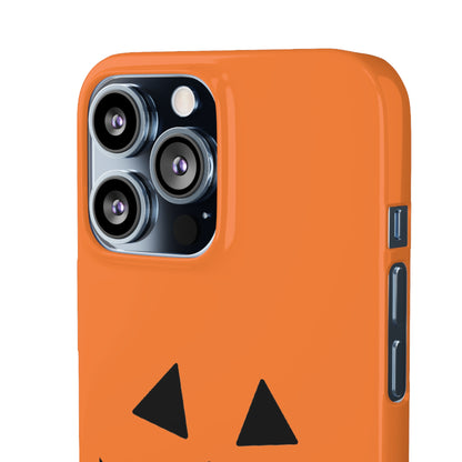 Estuche para teléfono con forma de calabaza tradicional y fundas a presión