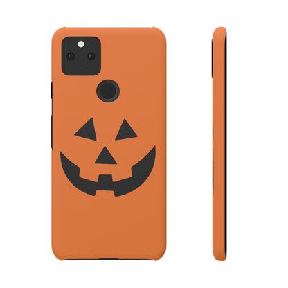 Estuche para teléfono con forma de calabaza tradicional y fundas a presión