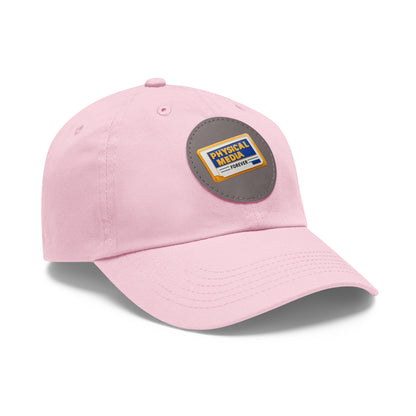 Physical Media Forever - Dad Hat with Leather Patch (Round)