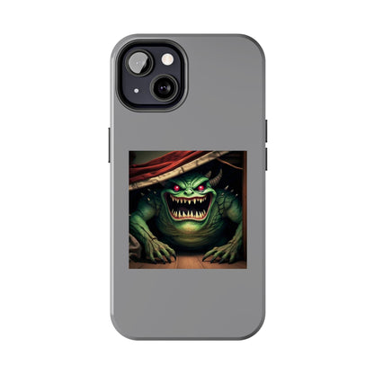 Sock Thief Monster Under the Bed Design Tough Phone Cases