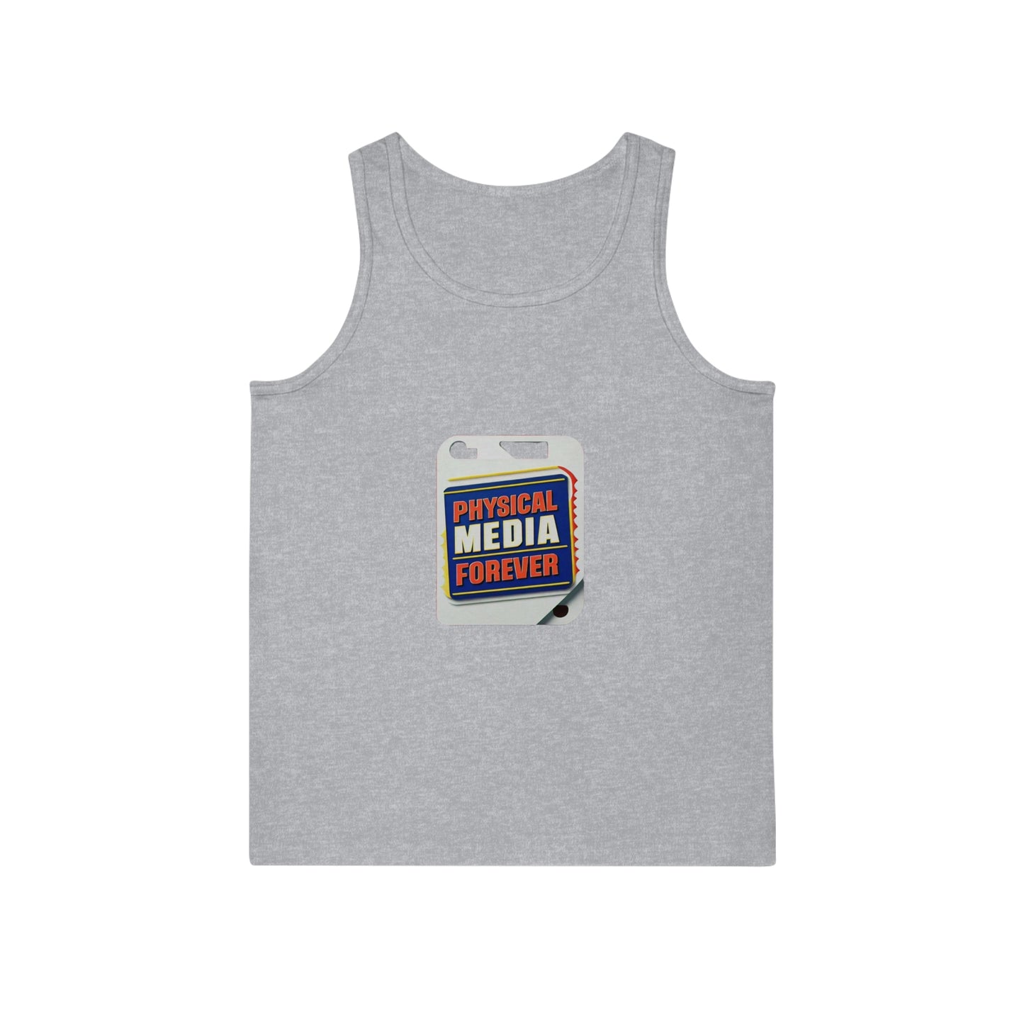 Physical Media Forever! Unisex Softstyle™ Tank Top