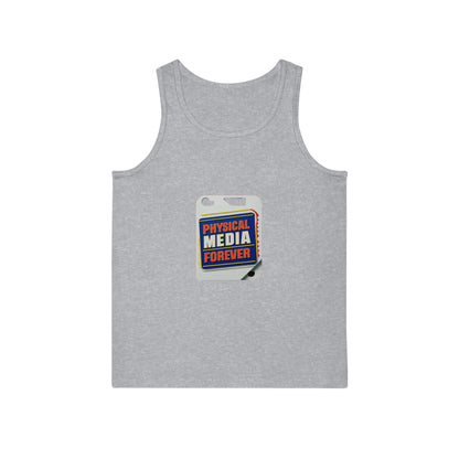 Physical Media Forever! Unisex Softstyle™ Tank Top