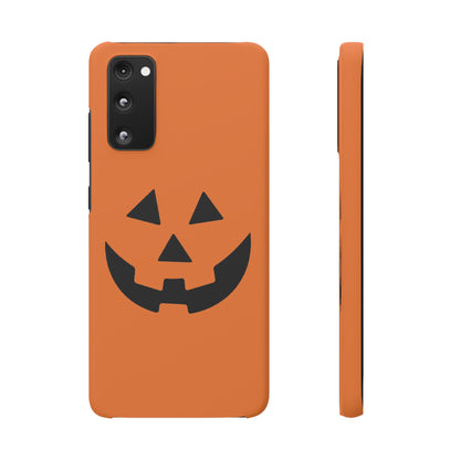 Estuche para teléfono con forma de calabaza tradicional y fundas a presión