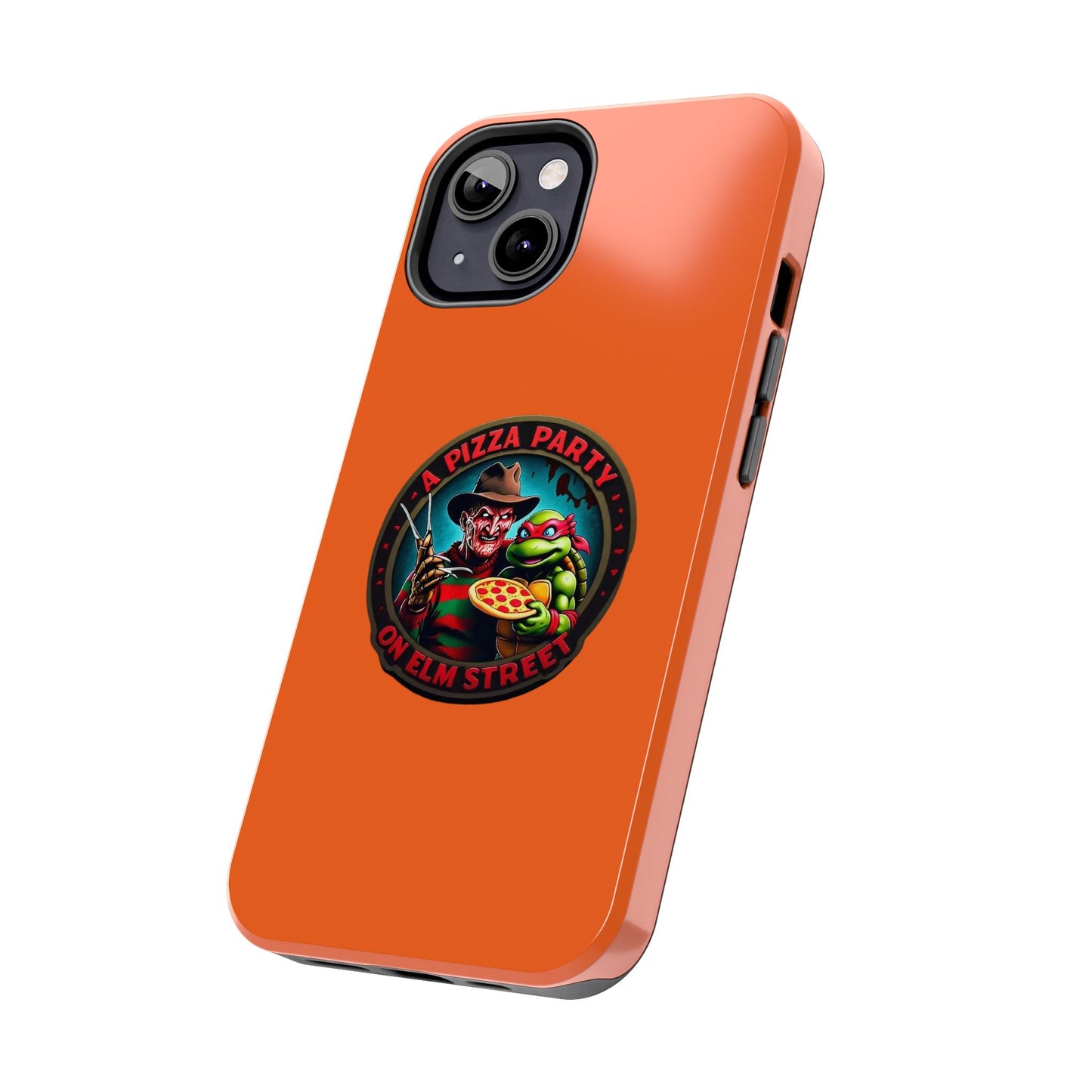 A Pizza Party on Elm Street Tough Phone Cases