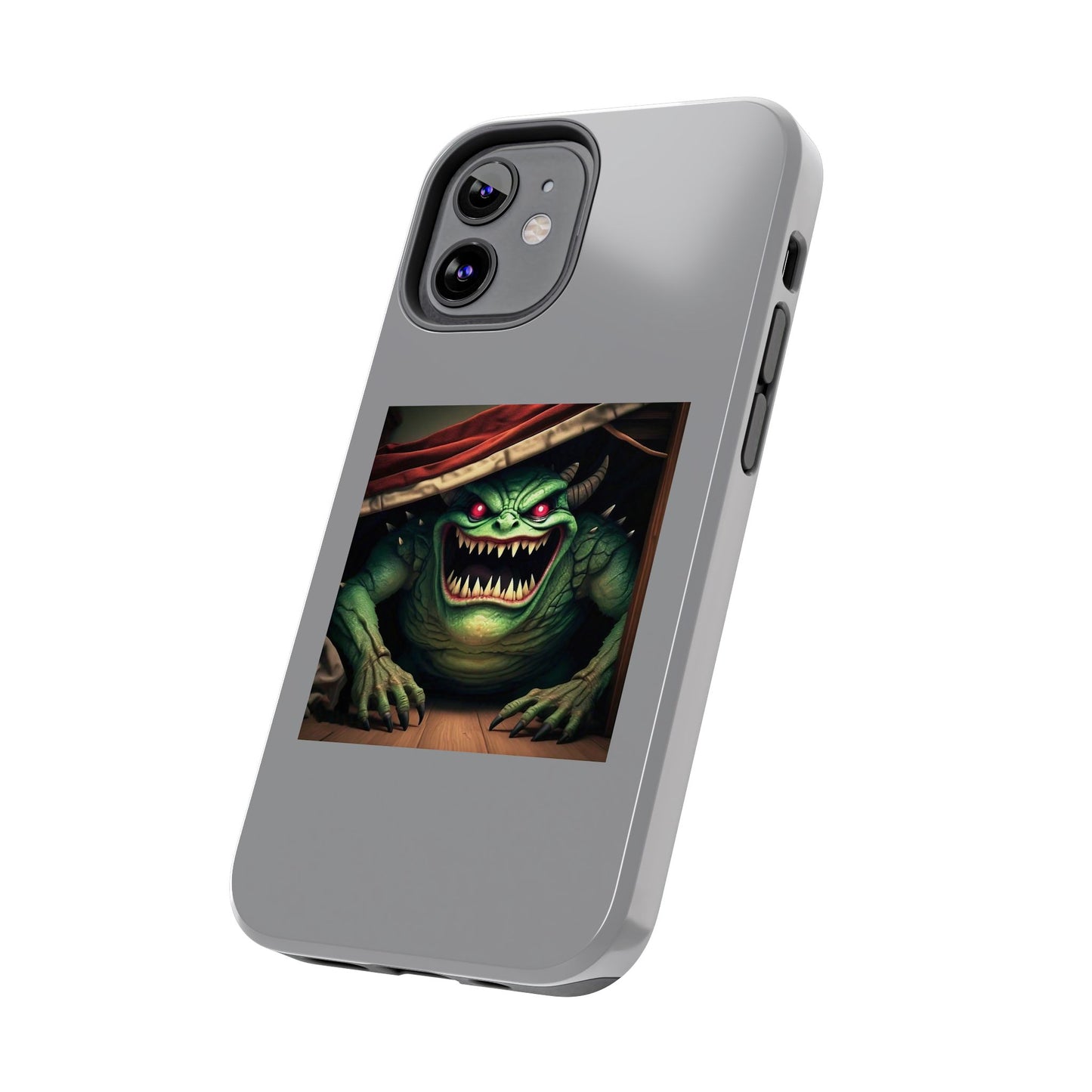 Sock Thief Monster Under the Bed Design Tough Phone Cases