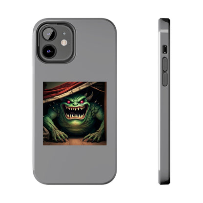 Sock Thief Monster Under the Bed Design Tough Phone Cases