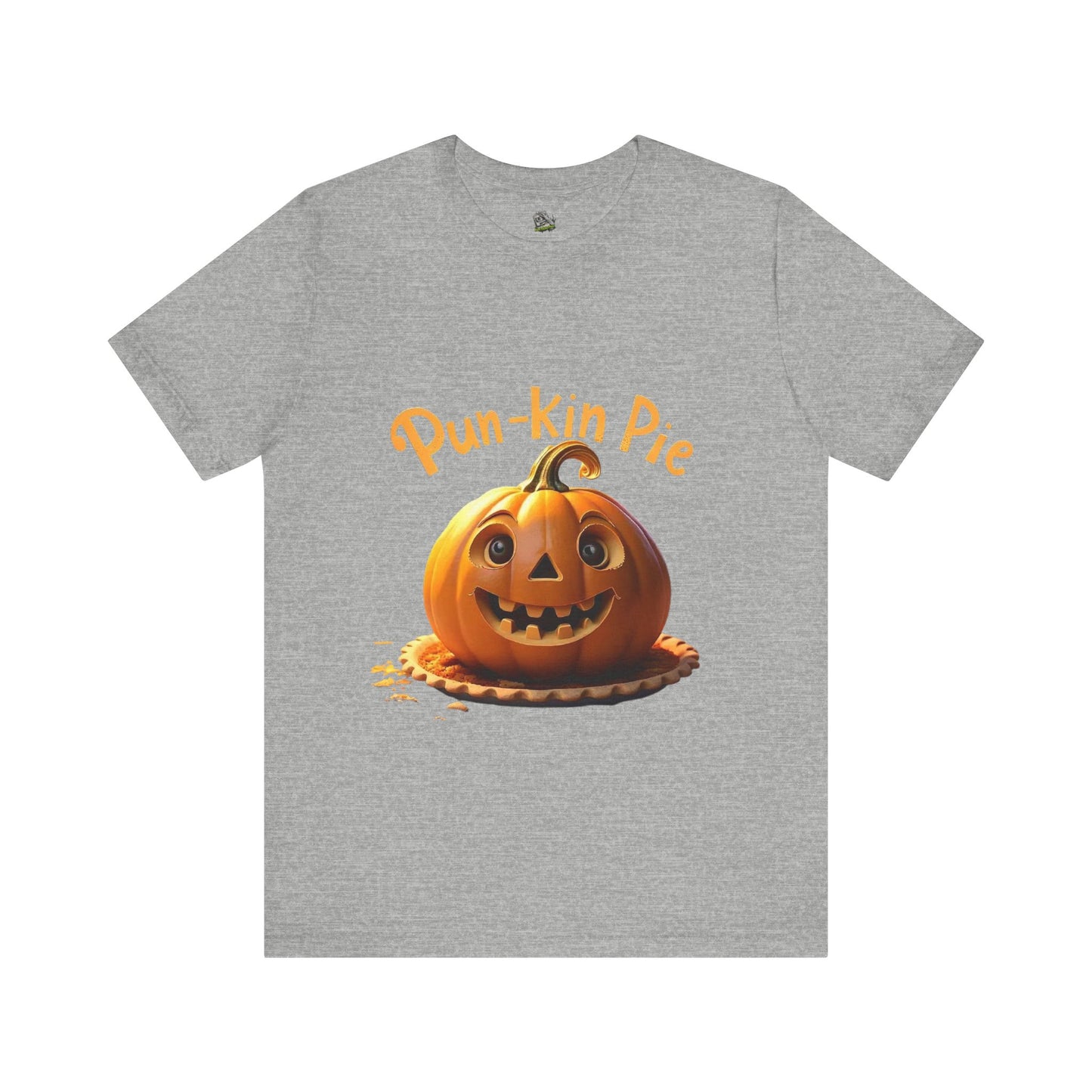 Camiseta Pun-Kin Pie: camiseta unisex de manga corta de jersey suave para otoño