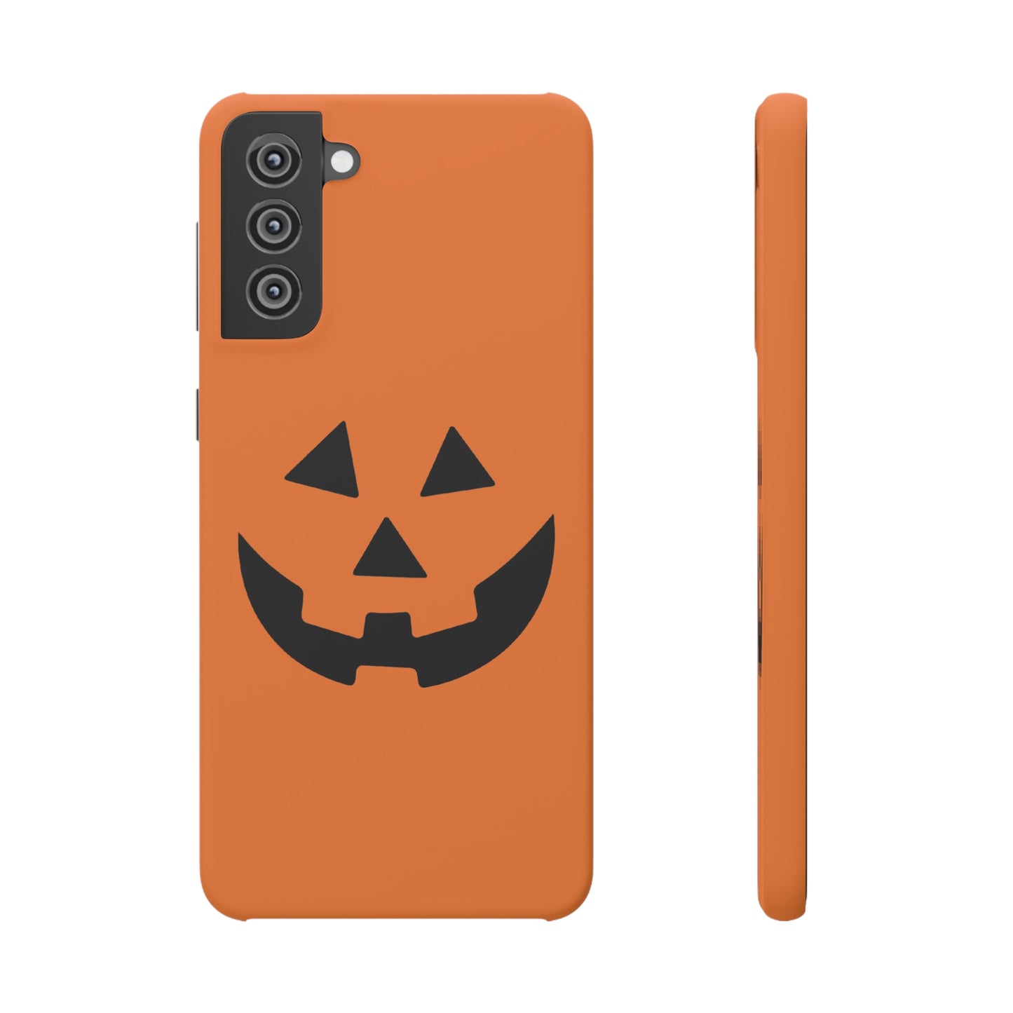 Estuche para teléfono con forma de calabaza tradicional y fundas a presión