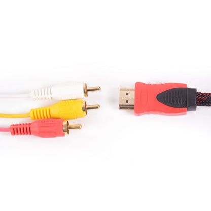 HDMI To Red Yellow And White Adapter Cable Hdmi To 3Rca Component Cable 1.5 Meters