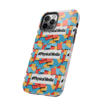 #PhysicalMedia Pattern Tough Phone Case