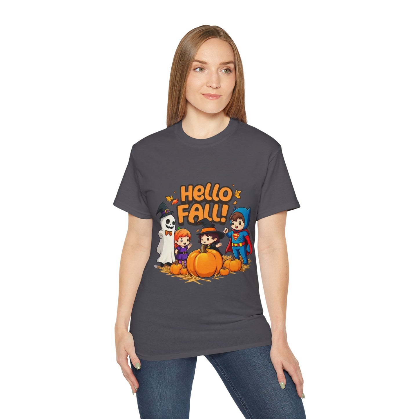 Hello Fall Design Unisex Ultra Cotton Tee