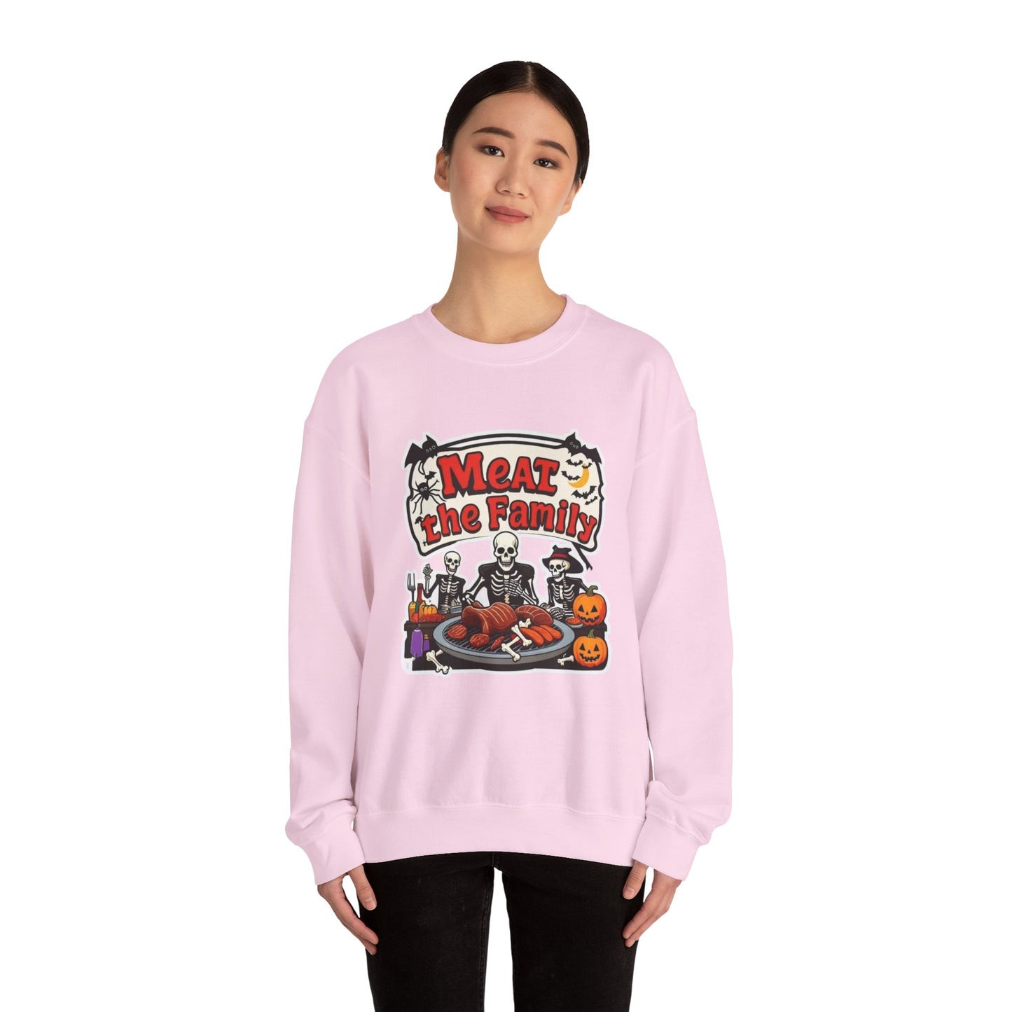 Meat the Family Unisex Heavy Blend™ Crewneck Sweatshirt