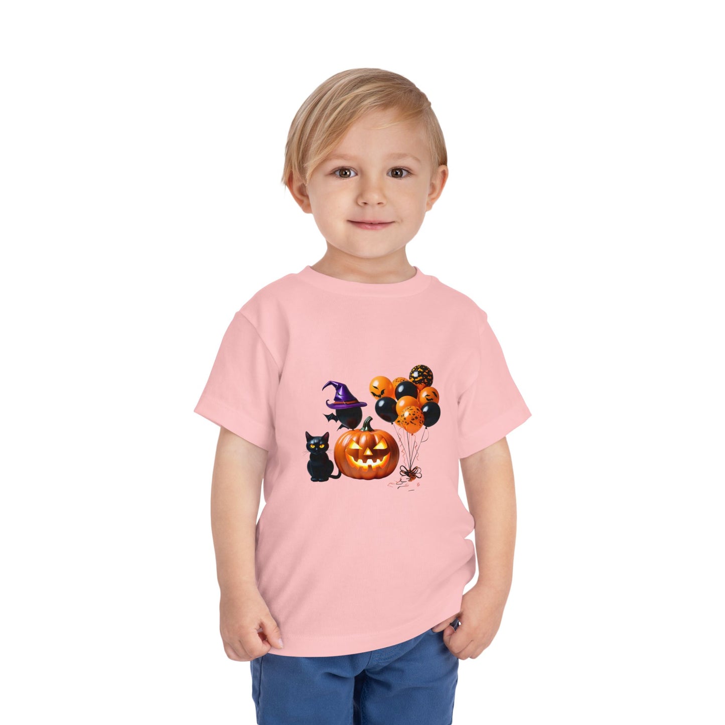 Halloween Scene Toddler Short Sleeve Tee