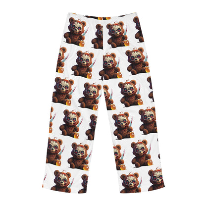 Pooh's Dark Harvest All-Over Pattern Men's Pajama Pants (AOP)