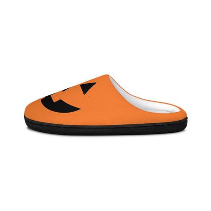 Traditional Jack-o'-Lantern Pumpkin Women's Indoor Slippers Halloween