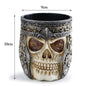 Printing Halloween Mug Metal Wine Glass Skull Mug 5style