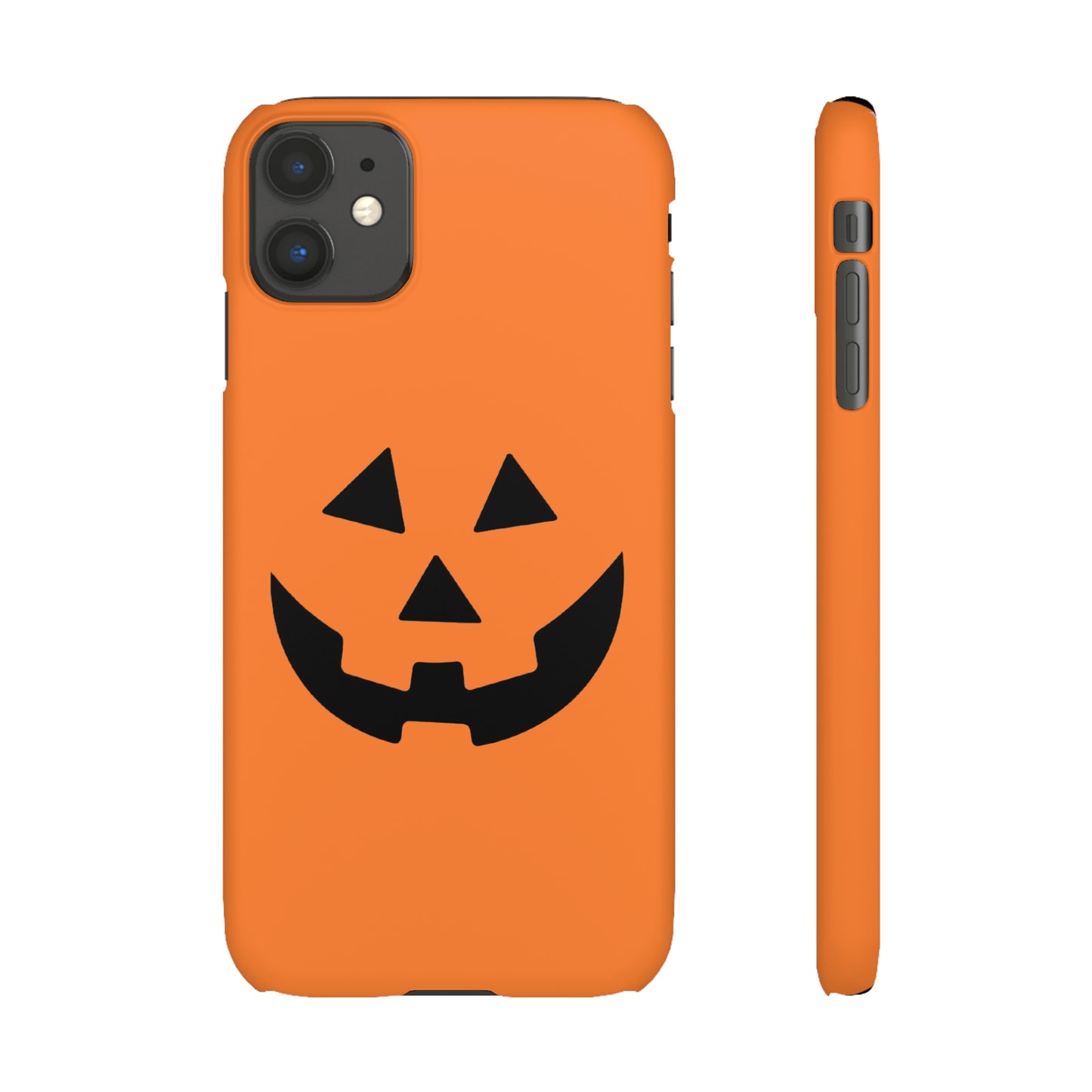 Estuche para teléfono con forma de calabaza tradicional y fundas a presión