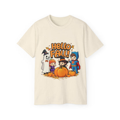 Hello Fall Design Unisex Ultra Cotton Tee