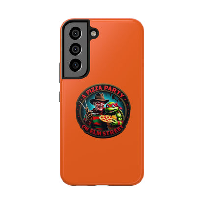 A Pizza Party on Elm Street Tough Phone Cases