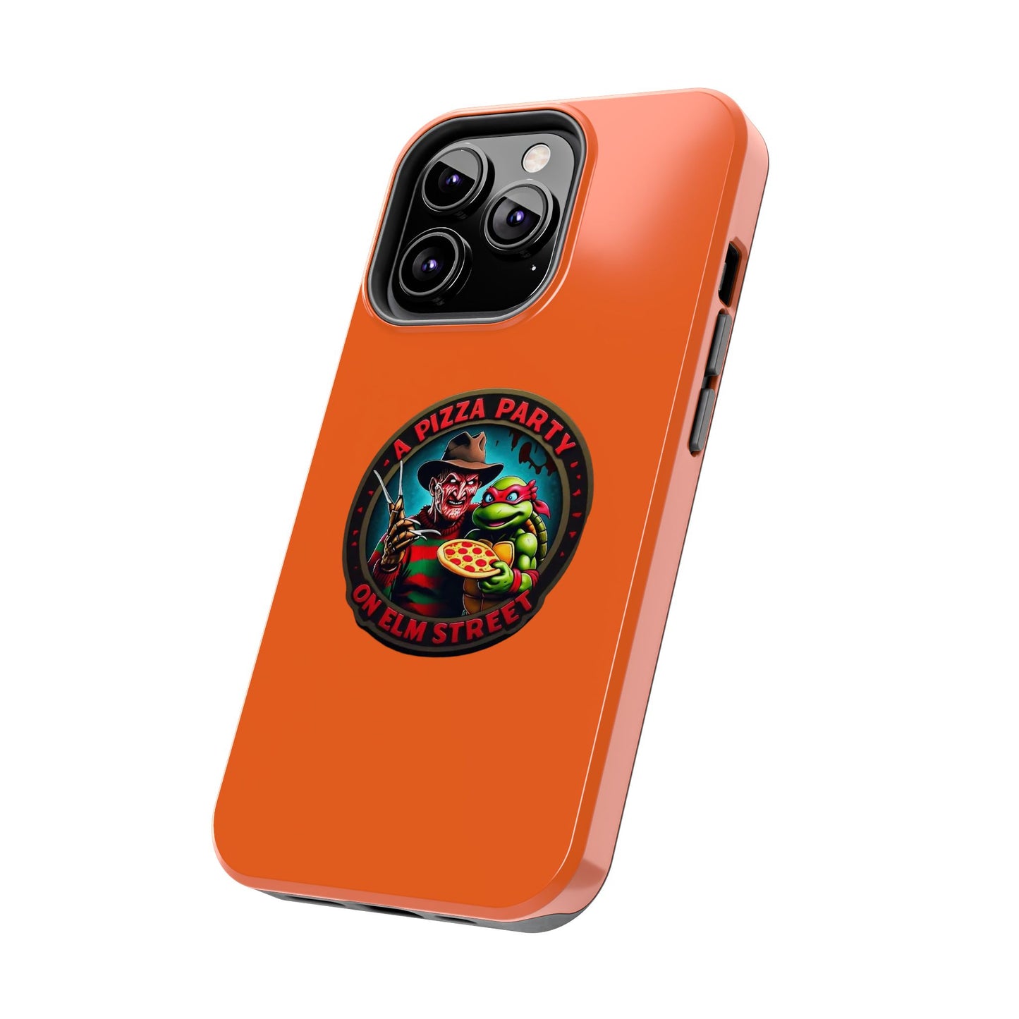 A Pizza Party on Elm Street Tough Phone Cases