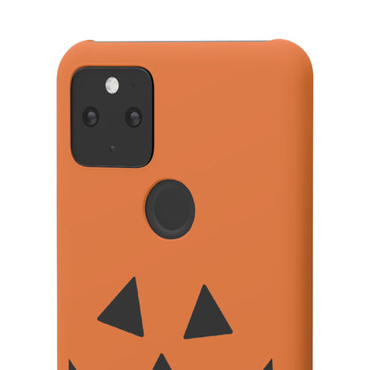 Estuche para teléfono con forma de calabaza tradicional y fundas a presión