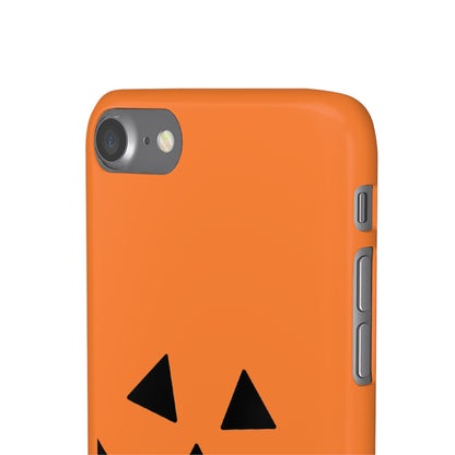 Estuche para teléfono con forma de calabaza tradicional y fundas a presión