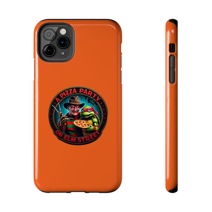 A Pizza Party on Elm Street Tough Phone Cases