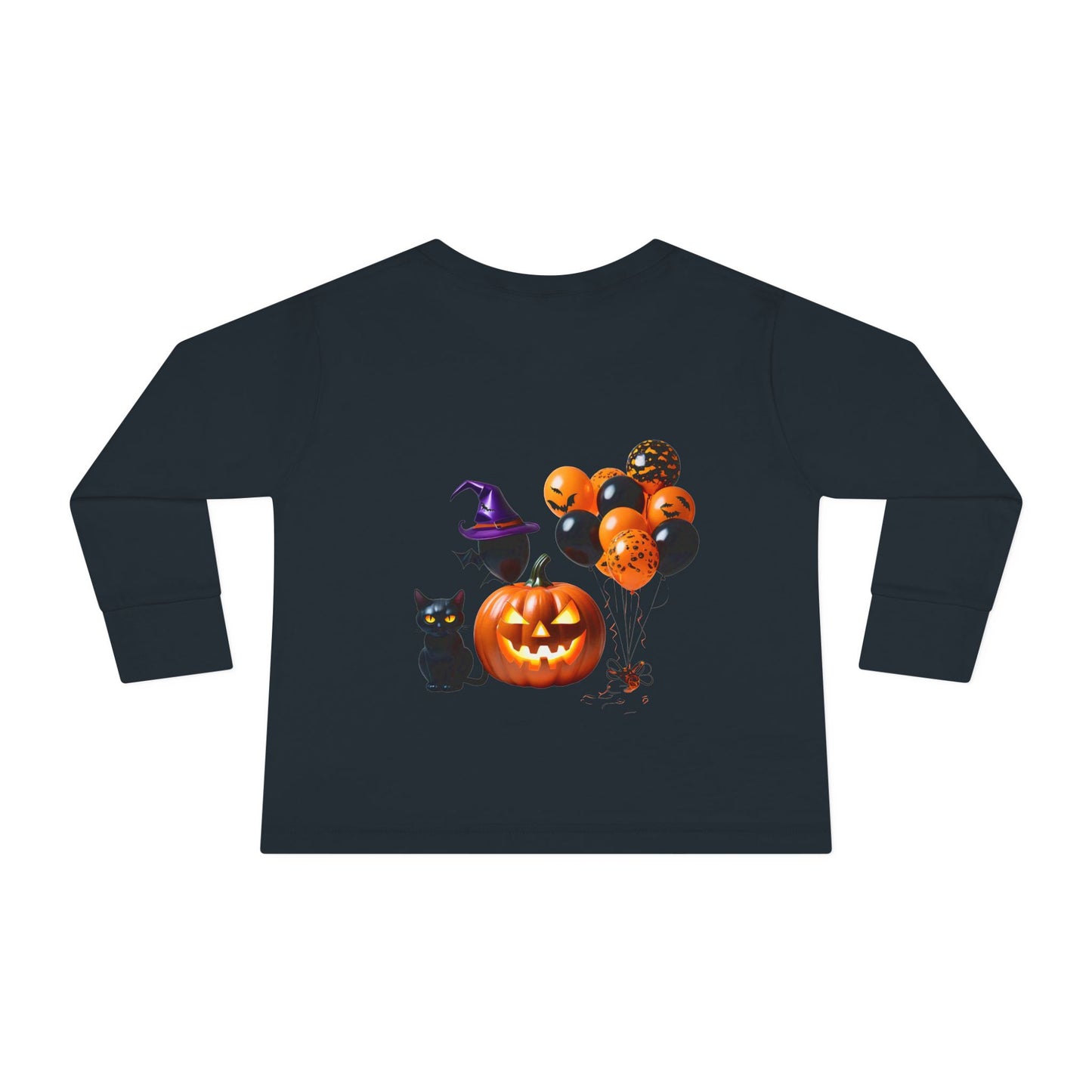 Pun-Kin Pie Design Toddler Long Sleeve Tee