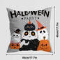 Halloween Pumpkin Castle Pillow Cover