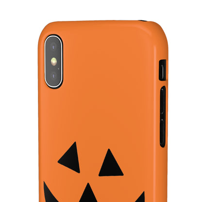 Estuche para teléfono con forma de calabaza tradicional y fundas a presión