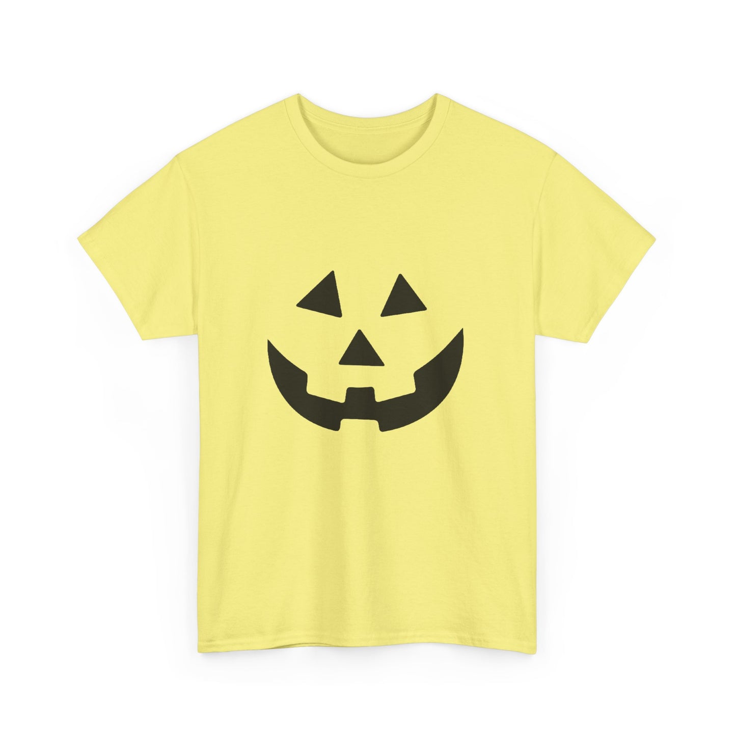 Camiseta unisex de algodón grueso con la tradicional calabaza de Halloween