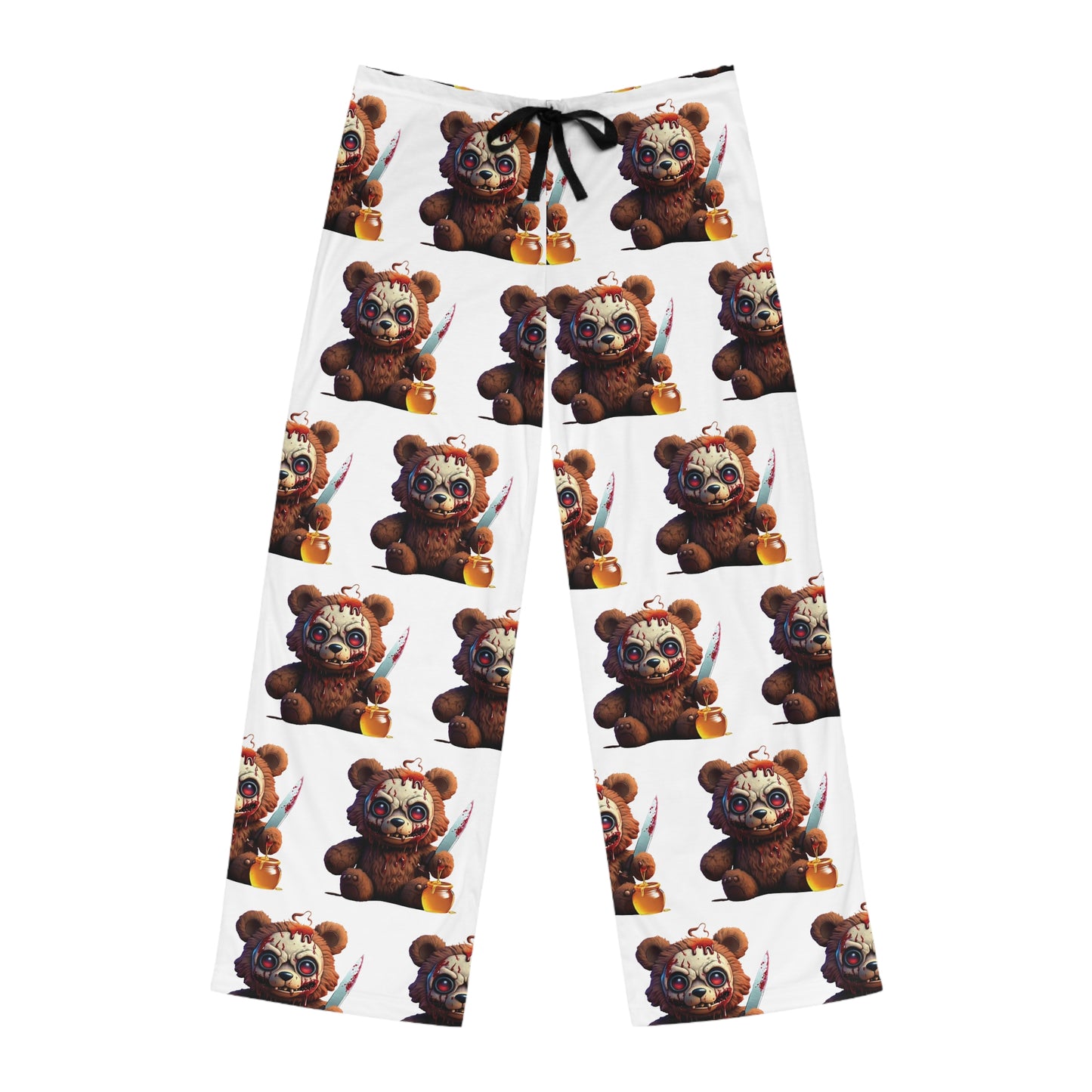 Pooh's Dark Harvest All-Over Pattern Men's Pajama Pants (AOP)