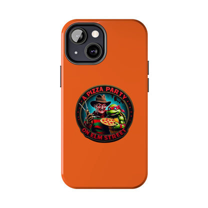 A Pizza Party on Elm Street Tough Phone Cases