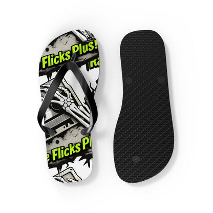 Rare Flicks Plus! Logo Flip Flops