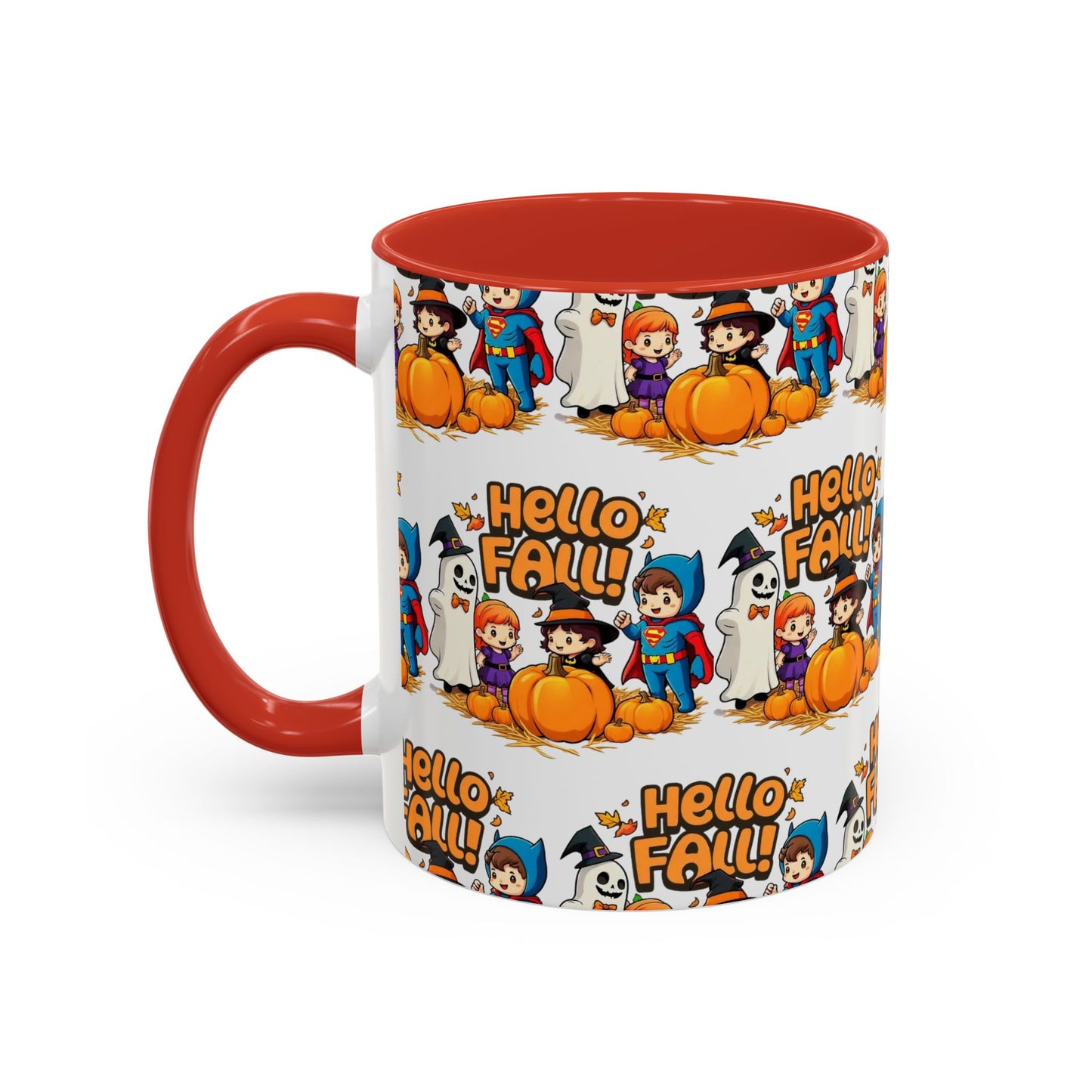 Hello Fall Design Accent Coffee Mug (11, 15oz)