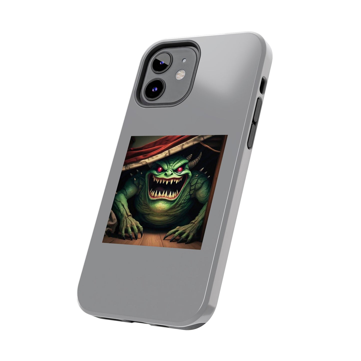 Sock Thief Monster Under the Bed Design Tough Phone Cases