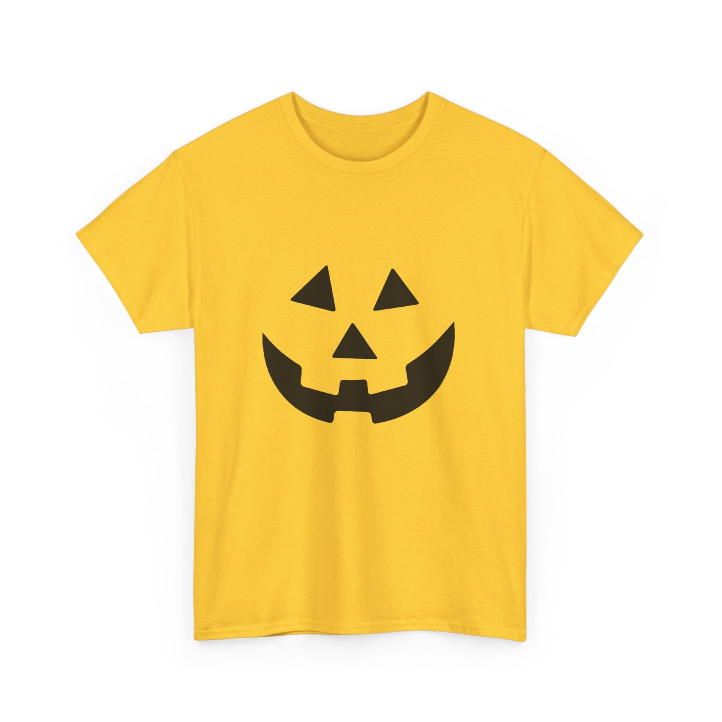 Camiseta unisex de algodón grueso con la tradicional calabaza de Halloween