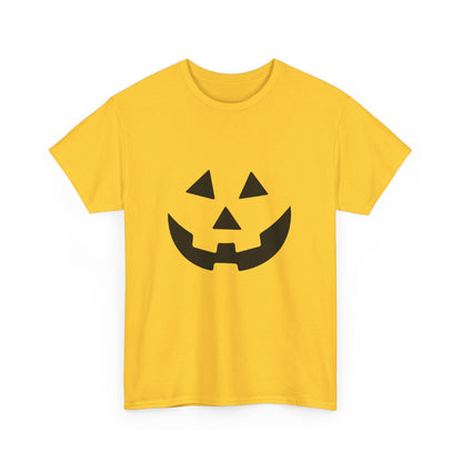 Camiseta unisex de algodón grueso con la tradicional calabaza de Halloween