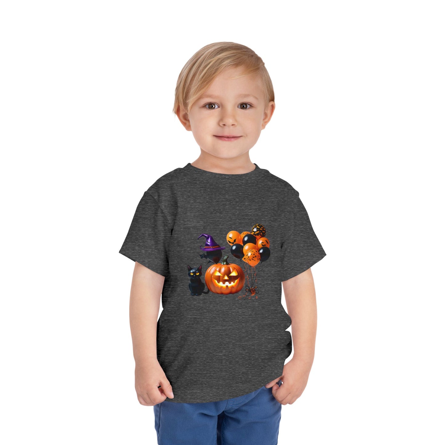 Halloween Scene Toddler Short Sleeve Tee