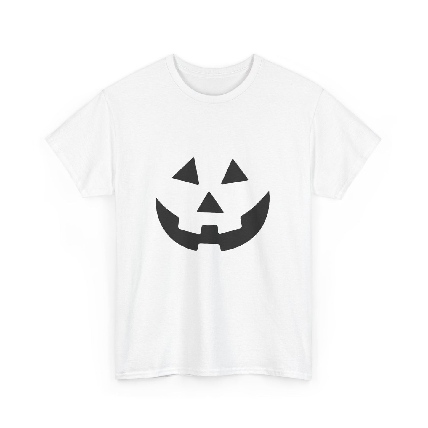 Camiseta unisex de algodón grueso con la tradicional calabaza de Halloween