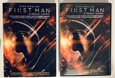 FIRST MAN (DVD 2016, Bilingual) Ryan Gosling w/ slipcover *N23