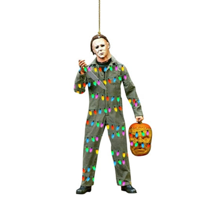 Halloween Horror Movie Character Pumpkin Pendant G