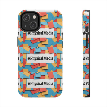 #PhysicalMedia Pattern Tough Phone Case