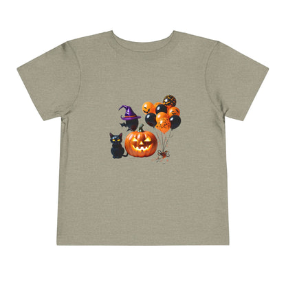 Halloween Scene Toddler Short Sleeve Tee